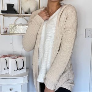 Cream colored cardigan !